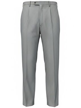 Zanella Todd Men’s 38 Gray Houndstooth Wool Dress Pants Made Italy